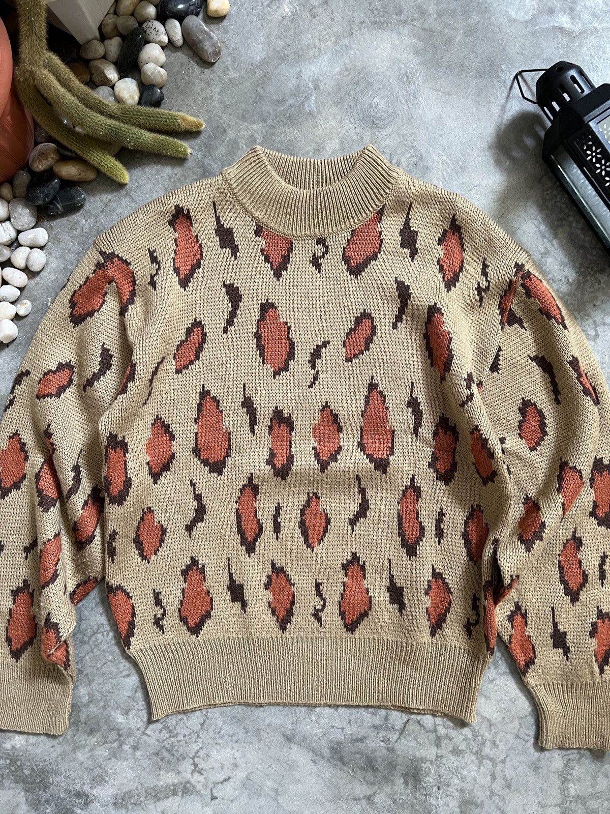 Japanese Brand × Other VTG 🏴‍☠️ Japanese Wool Knit Sweater Size US M / EU 48-50 / 2 - 2 Thumbnail