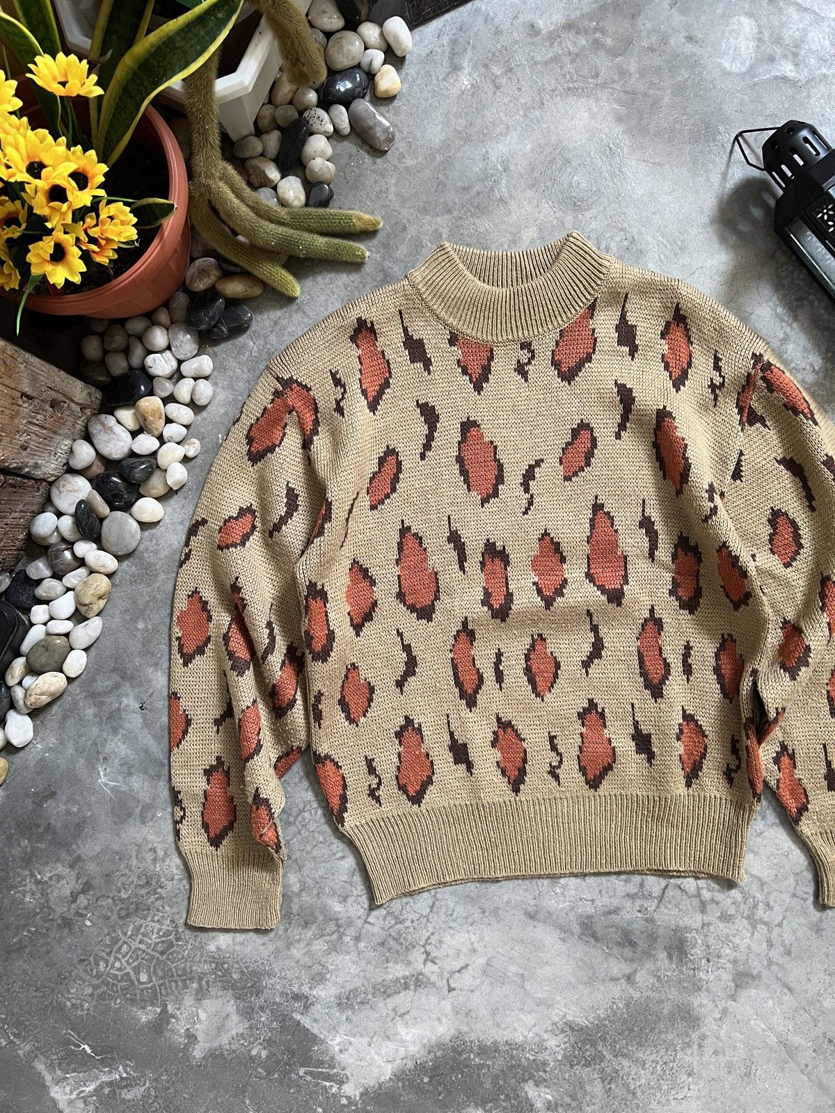 Japanese Brand × Other VTG 🏴‍☠️ Japanese Wool Knit Sweater Size US M / EU 48-50 / 2 - 3 Thumbnail