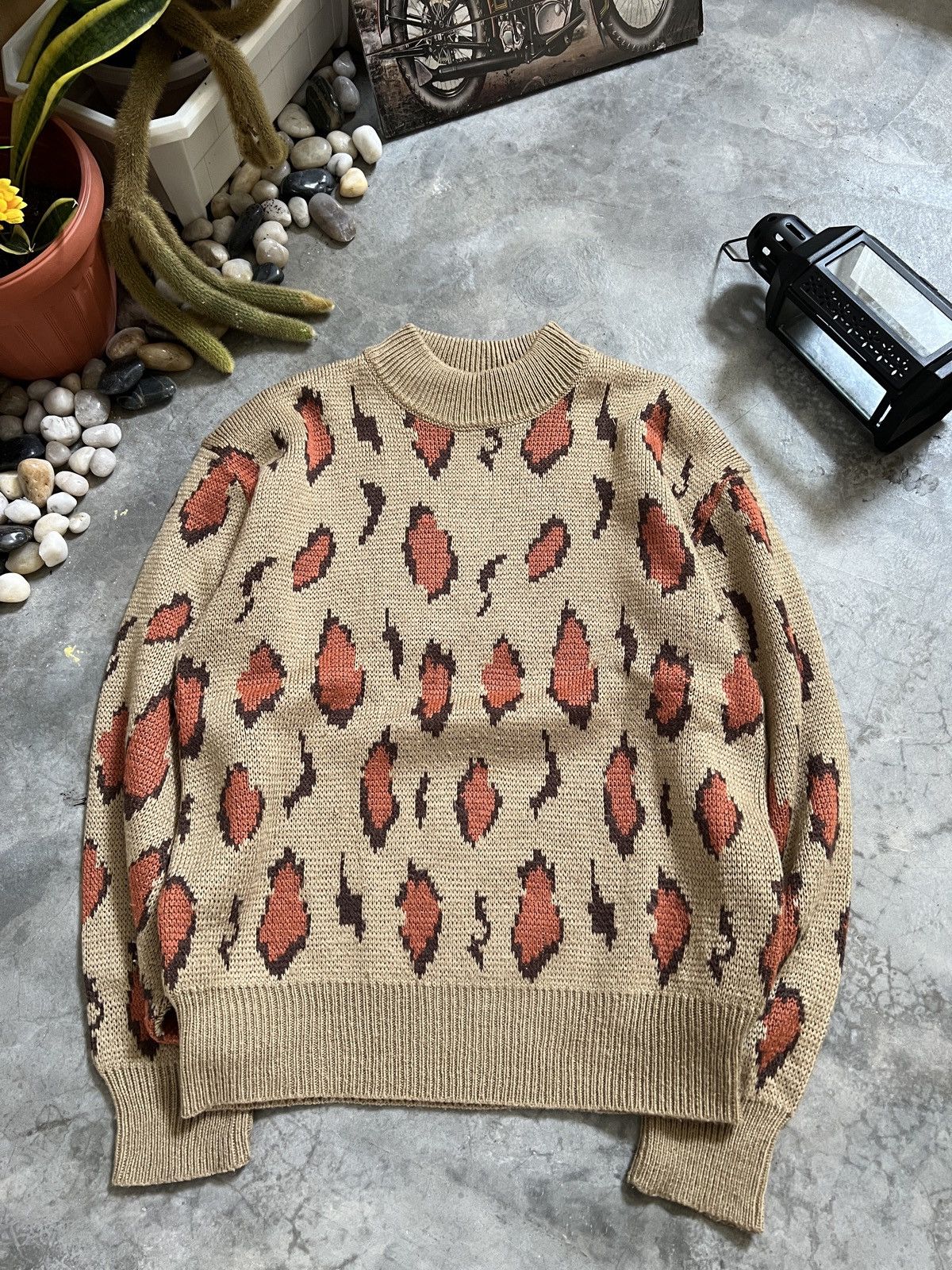 Japanese Brand × Other VTG 🏴‍☠️ Japanese Wool Knit Sweater Size US M / EU 48-50 / 2 - 18 Thumbnail