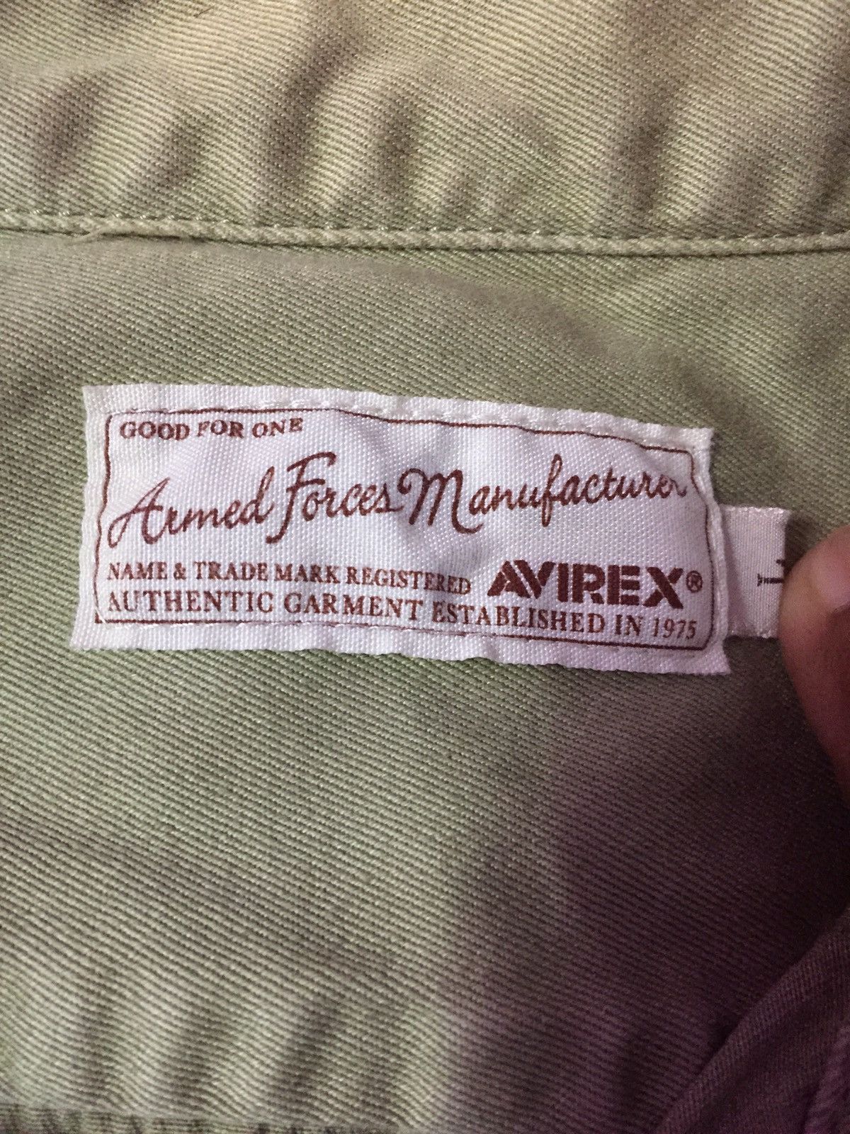 Avirex Vintage Avirex U.S Army Shirts Size L Size US L / EU 52-54 / 3 - 4 Thumbnail