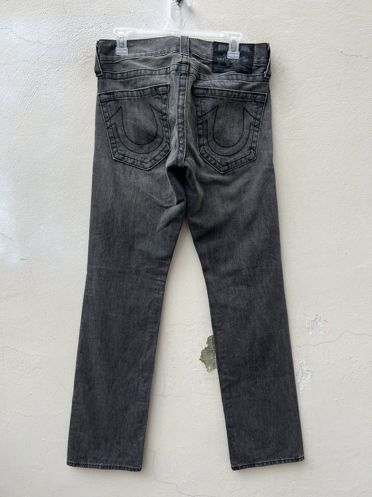 True Religion × Vintage Vintage 2000s True Religion BOBBY Fade Black Denim Jeans Size US 30 / EU 46 - 13 Thumbnail