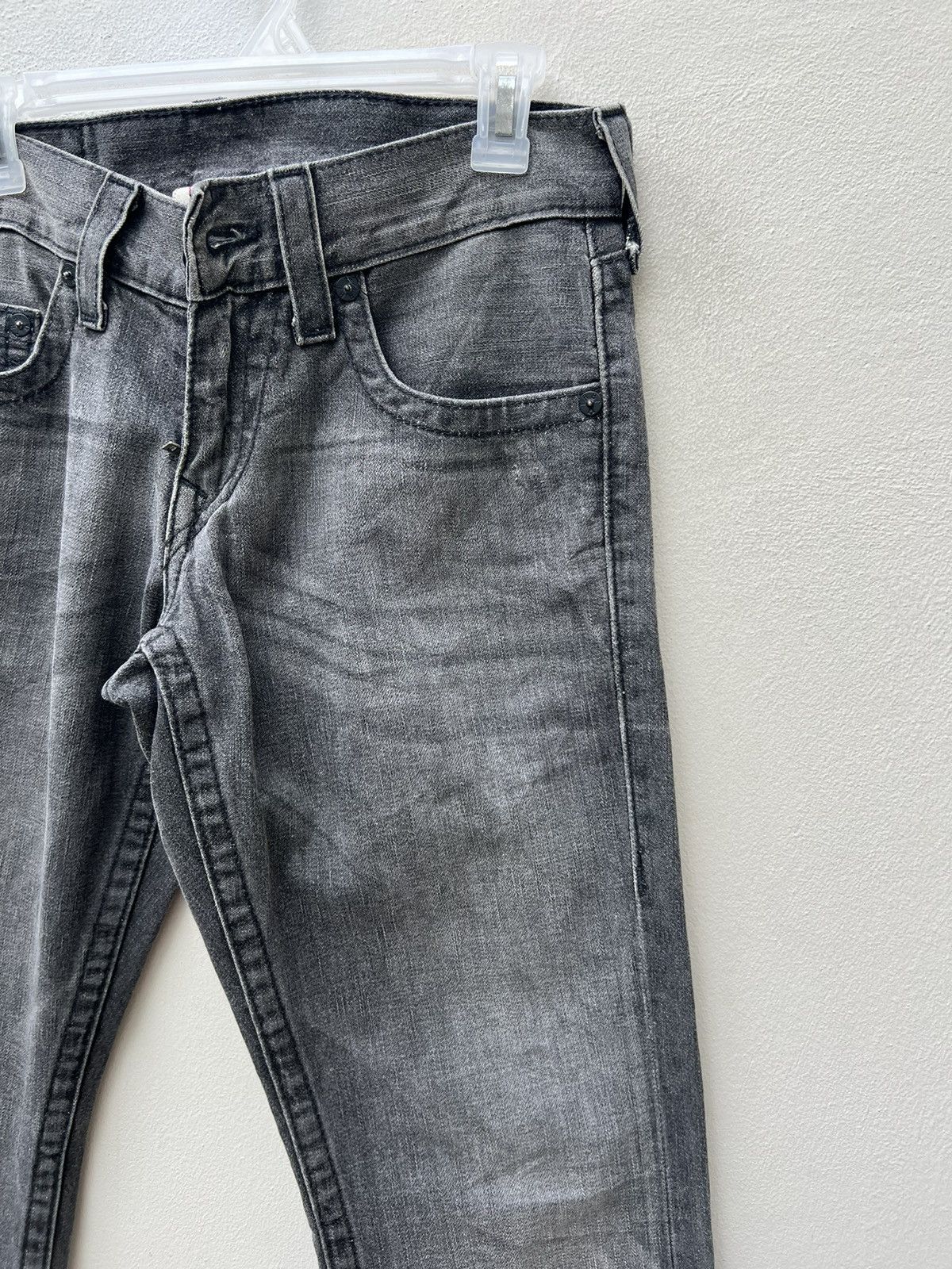 True Religion × Vintage Vintage 2000s True Religion BOBBY Fade Black Denim Jeans Size US 30 / EU 46 - 10 Thumbnail