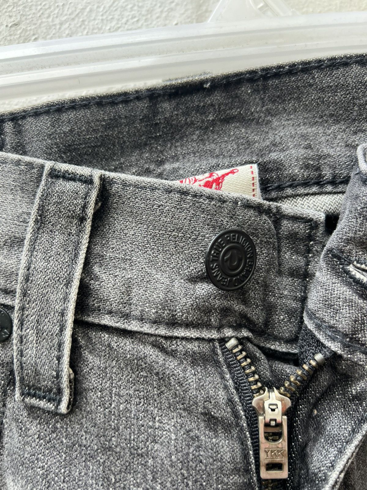 True Religion × Vintage Vintage 2000s True Religion BOBBY Fade Black Denim Jeans Size US 30 / EU 46 - 7 Thumbnail
