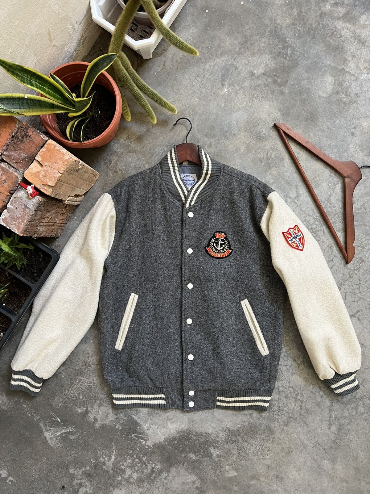 STEALS 🏴‍☠️ Japanese Wool Boston Quilted Varsity Jacket