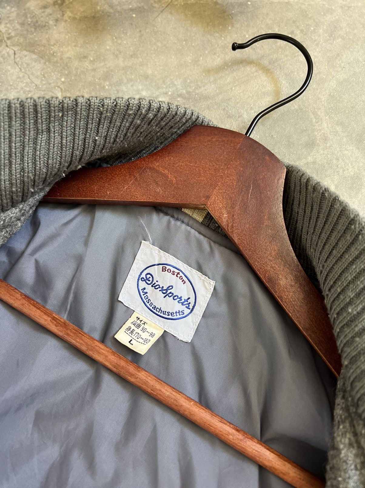 Japanese Brand × Vintage STEALS 🏴‍☠️ Japanese Wool Boston Quilted Varsity Jacket Size US L / EU 52-54 / 3 - 16 Thumbnail