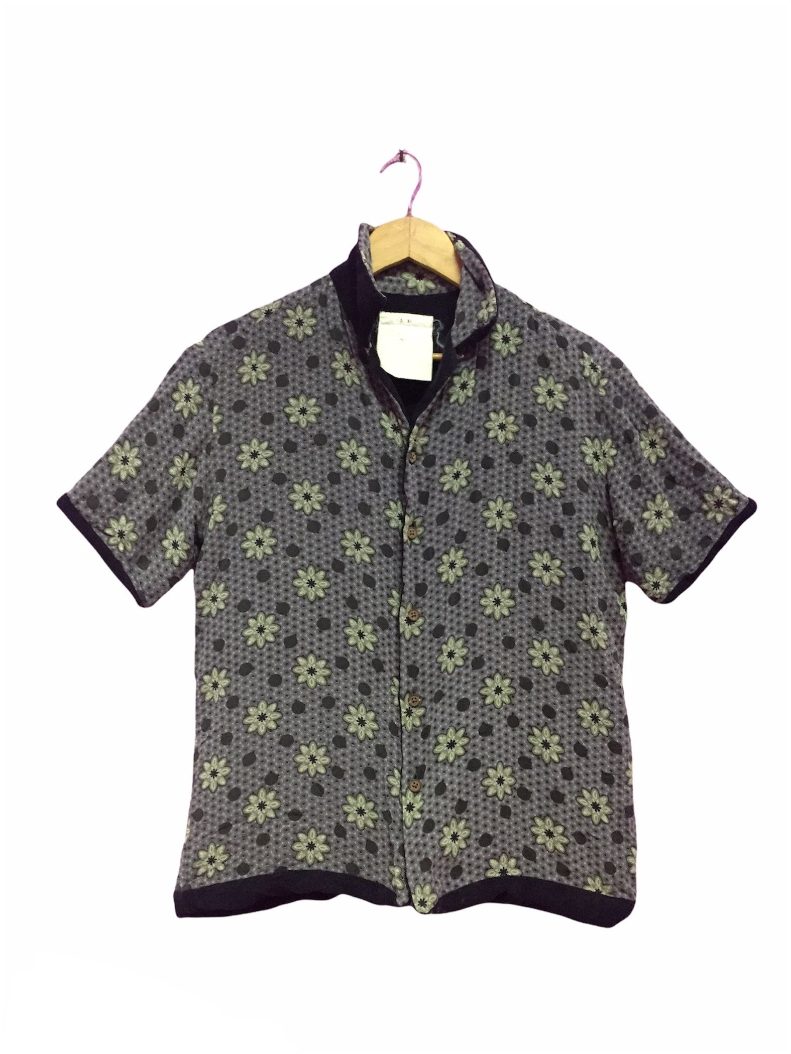 Japanese Brand PCM Wool Button Shirts Size US M / EU 48-50 / 2 - 1 Thumbnail