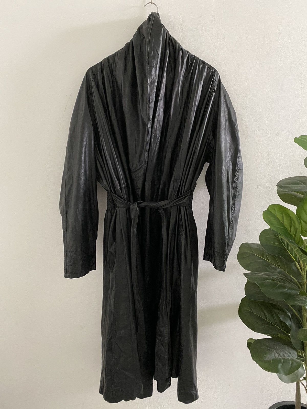 Leather Rare LUNA MATTINO oversized Long Jacket Kenye West Style Size US L / EU 52-54 / 3 - 1 Thumbnail