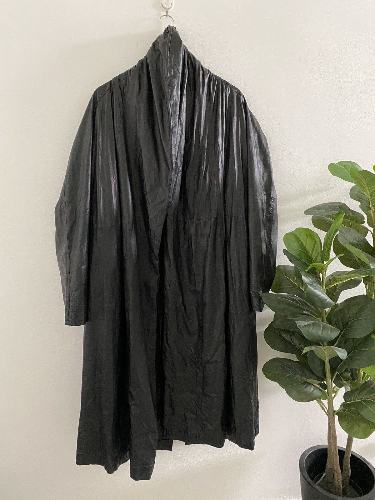 Leather Rare LUNA MATTINO oversized Long Jacket Kenye West Style Size US L / EU 52-54 / 3 - 4 Thumbnail