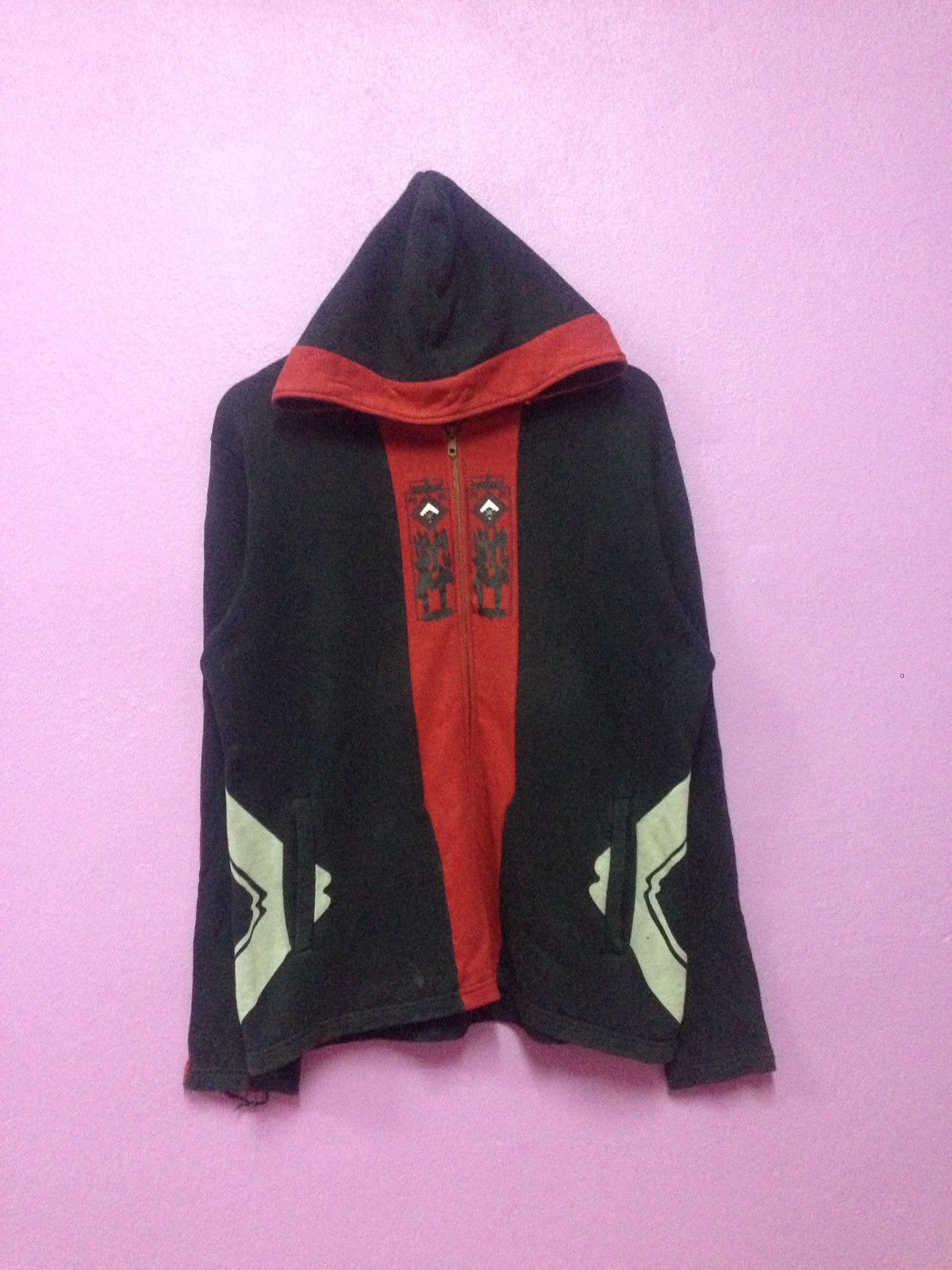 Japanese Brand Vintage 90's Fuijin Raijin Sukajan Hoodies Size US L / EU 52-54 / 3 - 1 Thumbnail