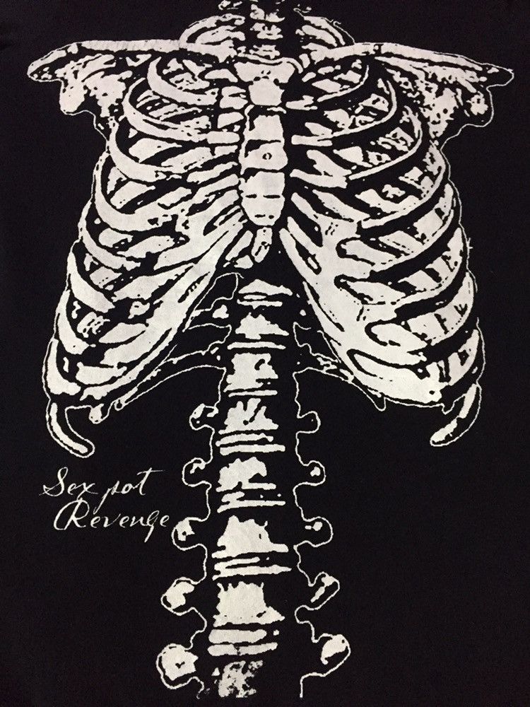 Japanese Brand Sexpot Osaka Revenge Skeleton Hoodies Size M Size US M / EU 48-50 / 2 - 3 Thumbnail