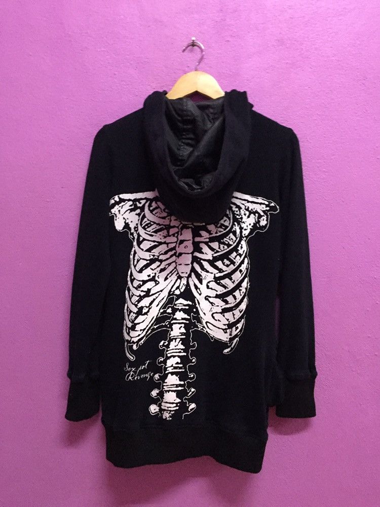 Japanese Brand Sexpot Osaka Revenge Skeleton Hoodies Size M Size US M / EU 48-50 / 2 - 1 Thumbnail