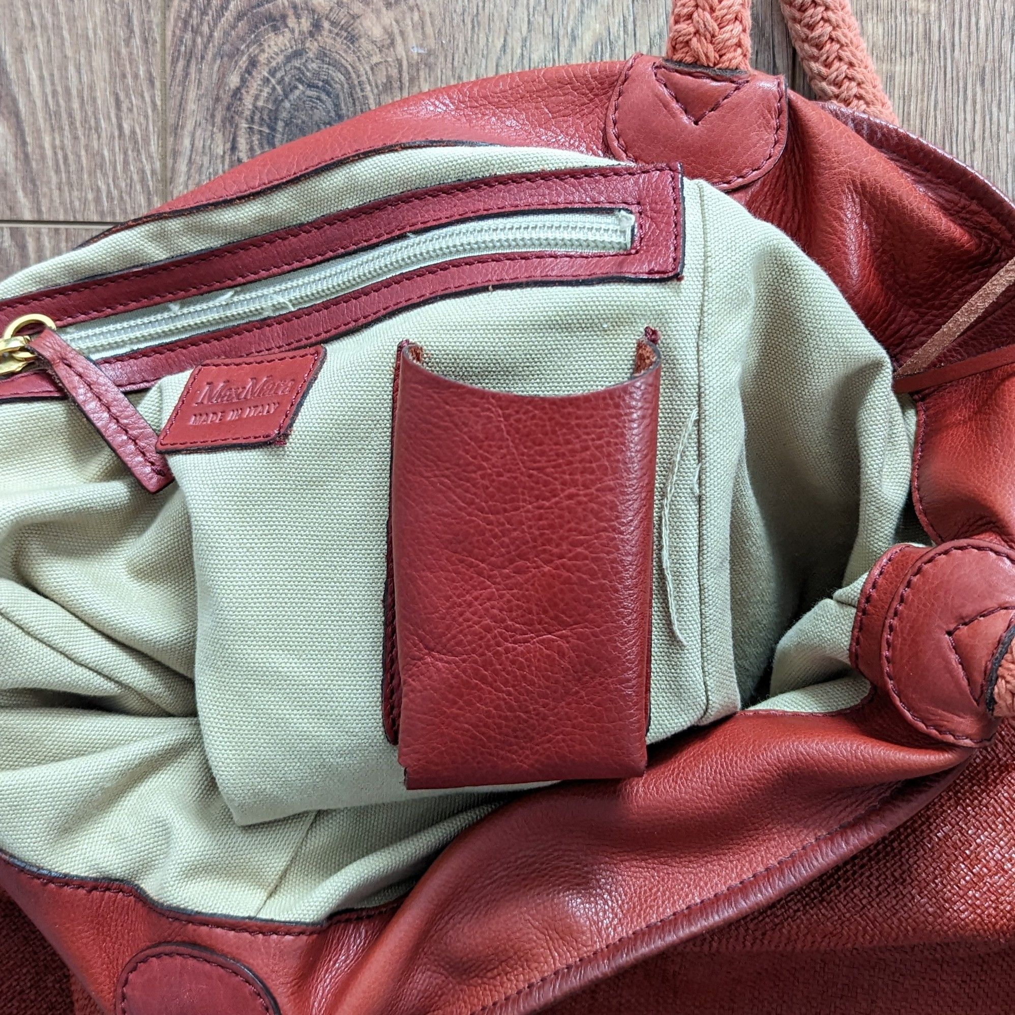 Max Mara Max Mara Bucket Bag MadeInItaly Women's Accessories Luxury Size ONE SIZE - 12 Thumbnail