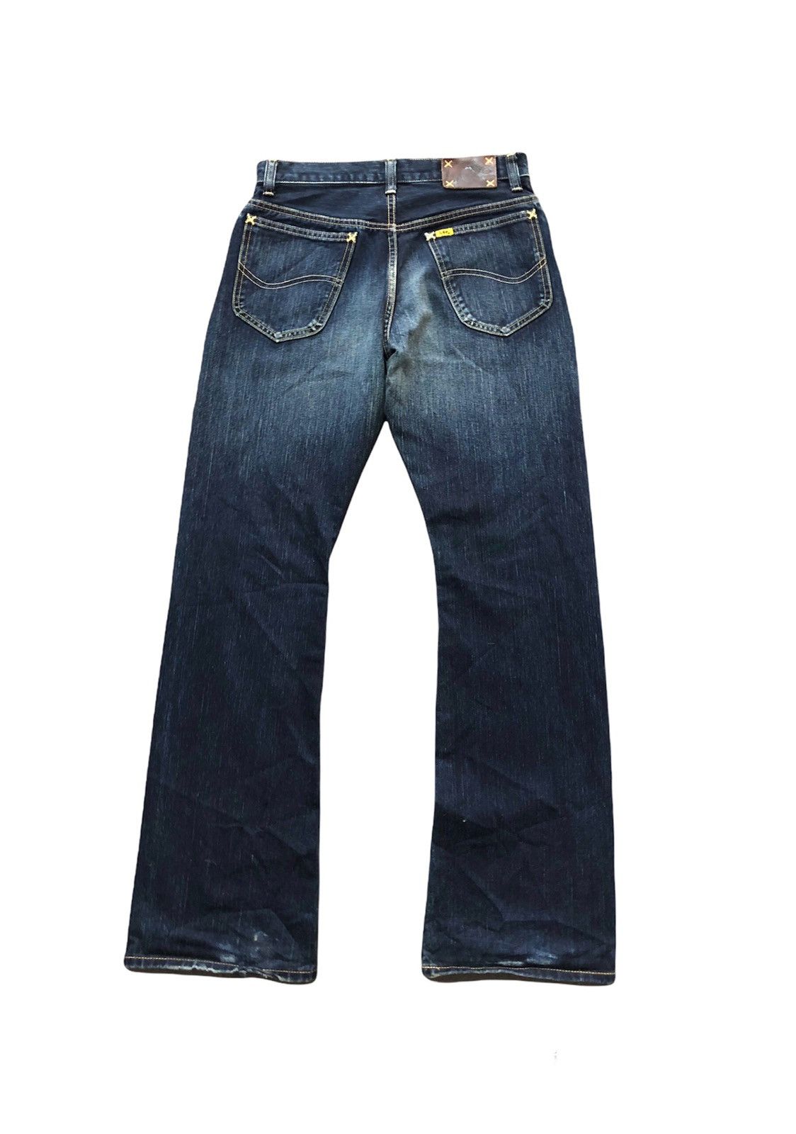 Japanese Brand × Kaihara Denim × Lee 🔥Japan Made🔥00's Lee Rider indigo kaihara denim jeans Size US 31 - 4 Thumbnail