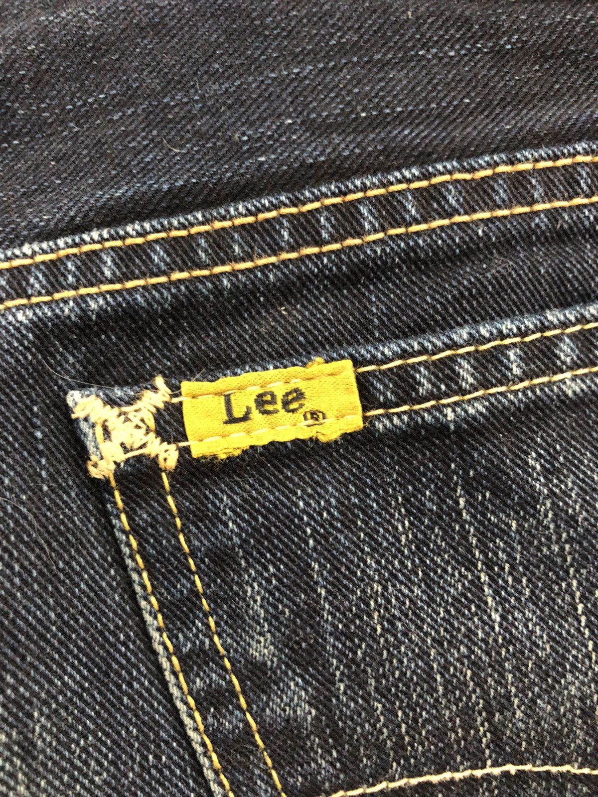 Japanese Brand × Kaihara Denim × Lee 🔥Japan Made🔥00's Lee Rider indigo kaihara denim jeans Size US 31 - 17 Thumbnail