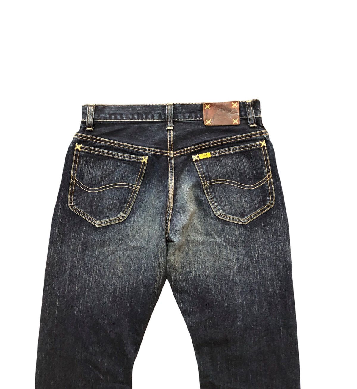 Japanese Brand × Kaihara Denim × Lee 🔥Japan Made🔥00's Lee Rider indigo kaihara denim jeans Size US 31 - 9 Thumbnail