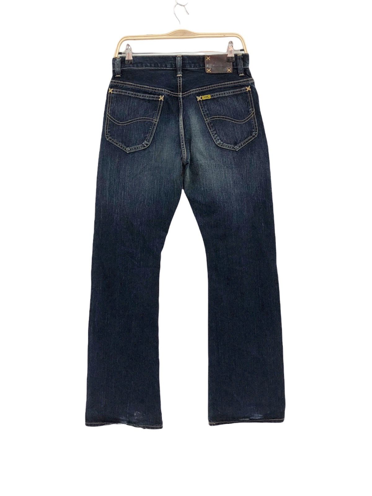 Japanese Brand × Kaihara Denim × Lee 🔥Japan Made🔥00's Lee Rider indigo kaihara denim jeans Size US 31 - 6 Thumbnail