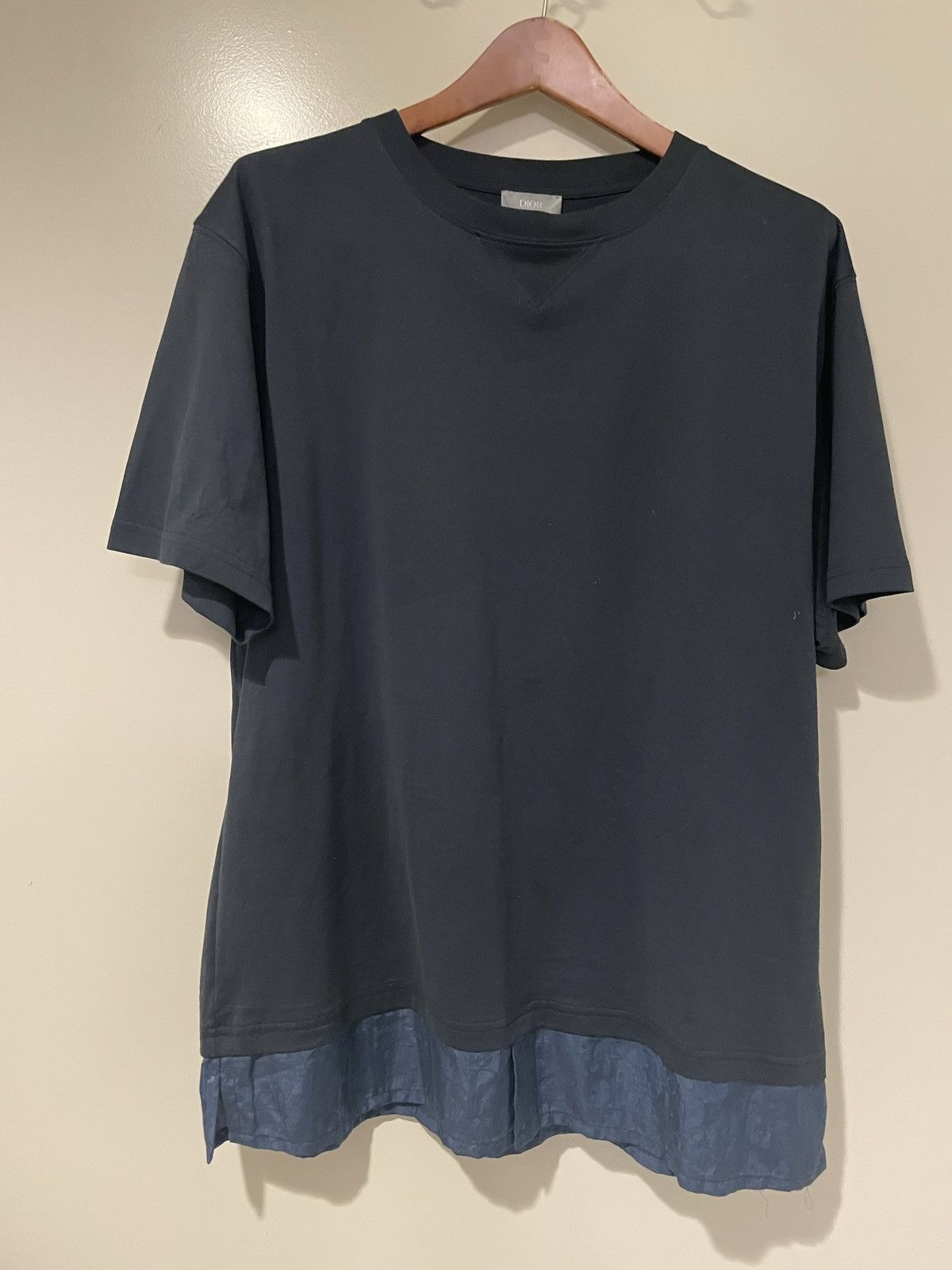 Dior Dior Homme Oblique Jacquard Layered T-Shirt Size US XL / EU 56 / 4 - 2 Thumbnail