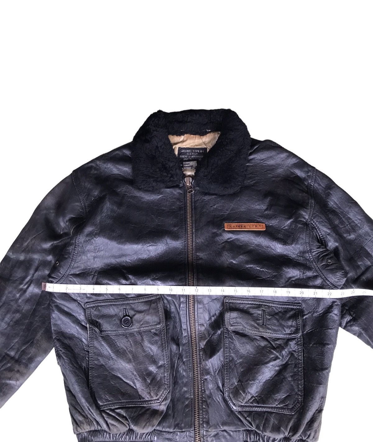 Avirex Rare 80s Avirex G-1 Leather Jacket WWII Navy Flight Tribute Size US M / EU 48-50 / 2 - 16 Thumbnail