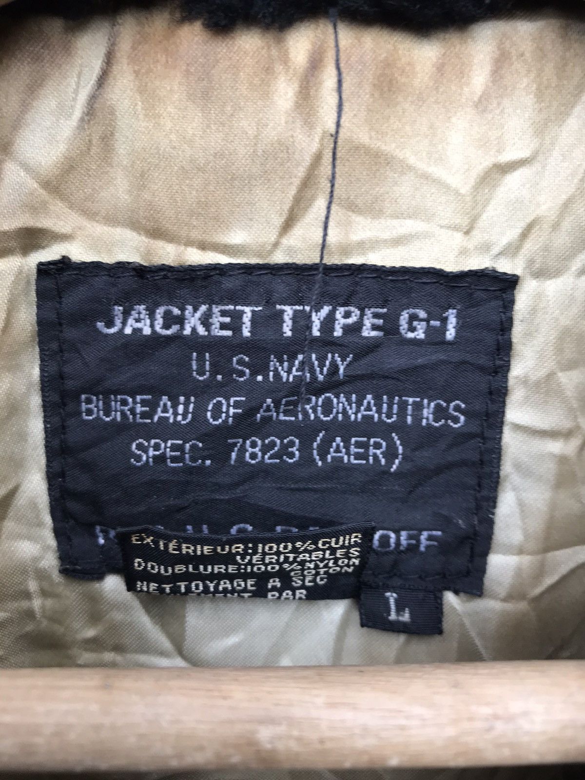 Avirex Rare 80s Avirex G-1 Leather Jacket WWII Navy Flight Tribute Size US M / EU 48-50 / 2 - 4 Thumbnail