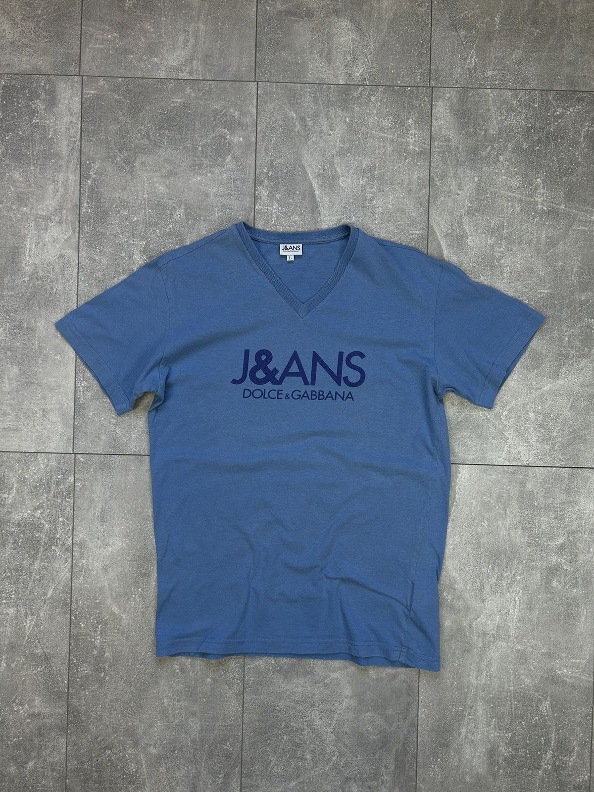 Dolce & Gabbana × Vintage Mens Vintage Dolce & Gabbana T Shirt luxury tee big logo Size US L / EU 52-54 / 3 - 15 Thumbnail