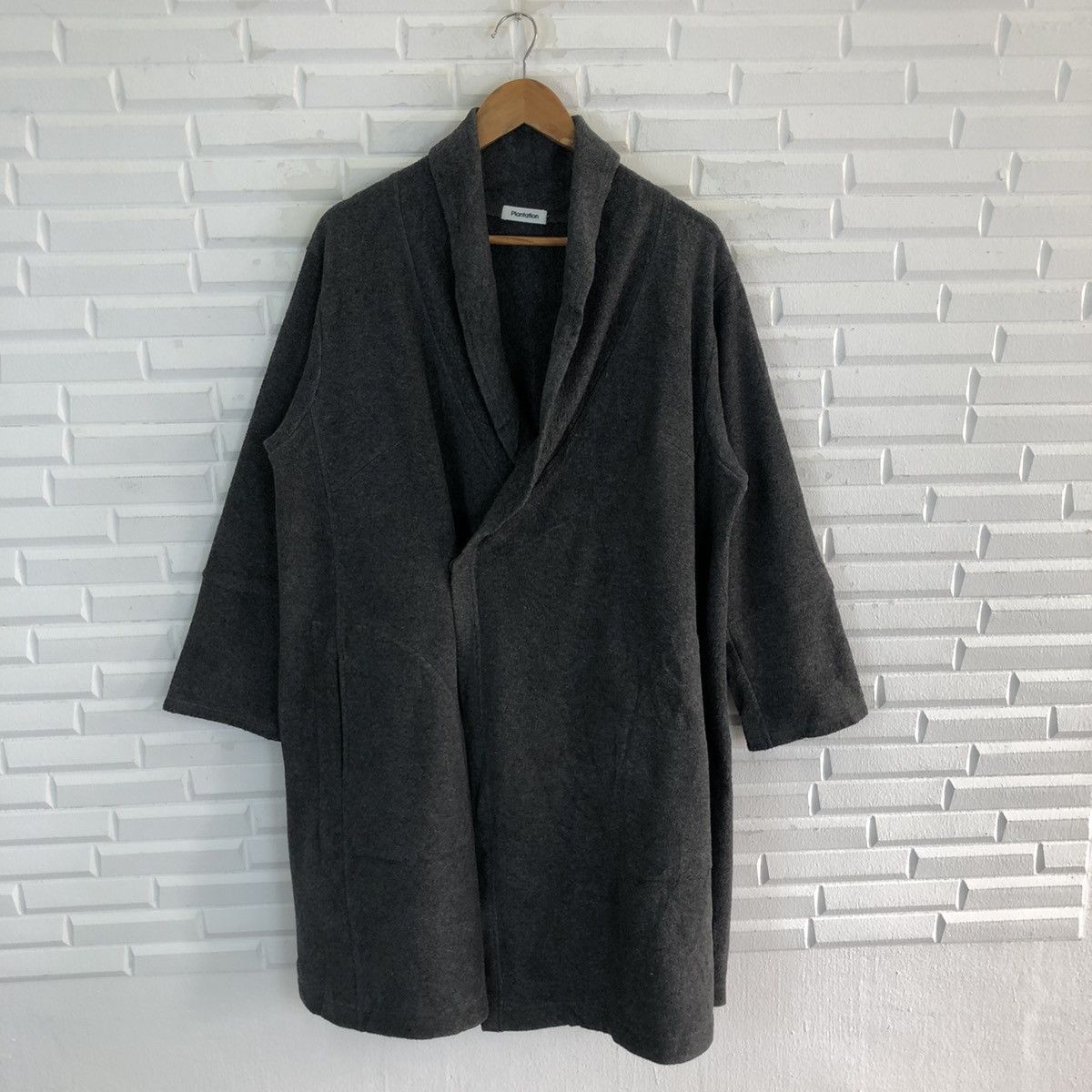 Issey Miyake PLANTATION BY ISSEY MIYAKE LIGHT LONG JACKET Size US L / EU 52-54 / 3 - 3 Thumbnail