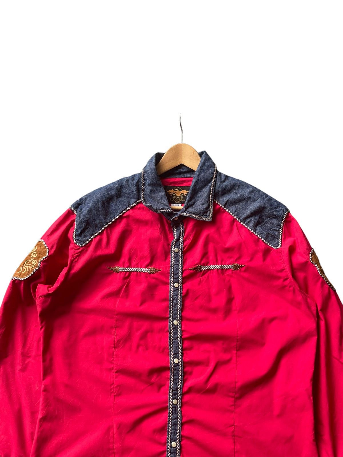 Vintage Vintage El General Western Shirt Size US XL / EU 56 / 4 - 3 Thumbnail