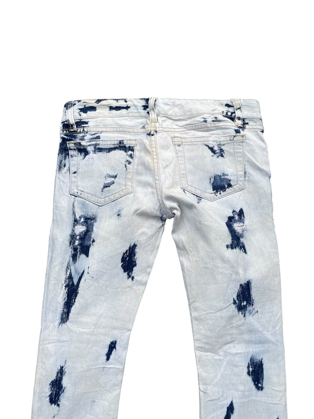 Japanese Brand Japanese Calm Acid Wash Distresed Denim Size US 33 - 8 Thumbnail