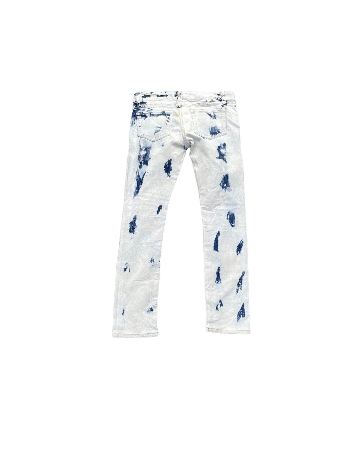 Japanese Brand Japanese Calm Acid Wash Distresed Denim Size US 33 - 7 Thumbnail