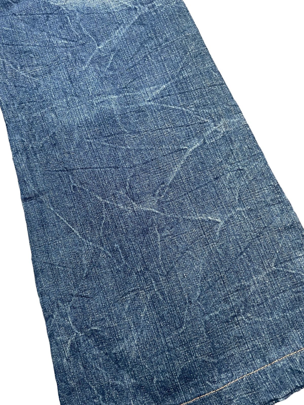 Japanese Brand Japanese Africa Taro Distresed Denim Size 31" - 10 Thumbnail