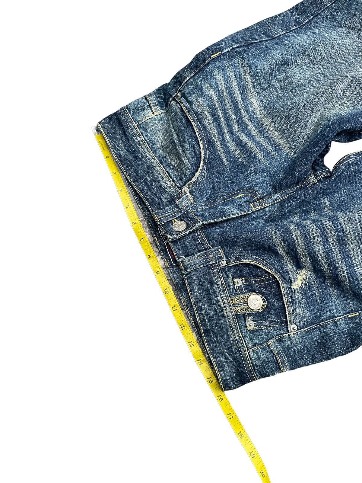 Japanese Brand Japanese Africa Taro Distresed Denim Size 31" - 2 Thumbnail