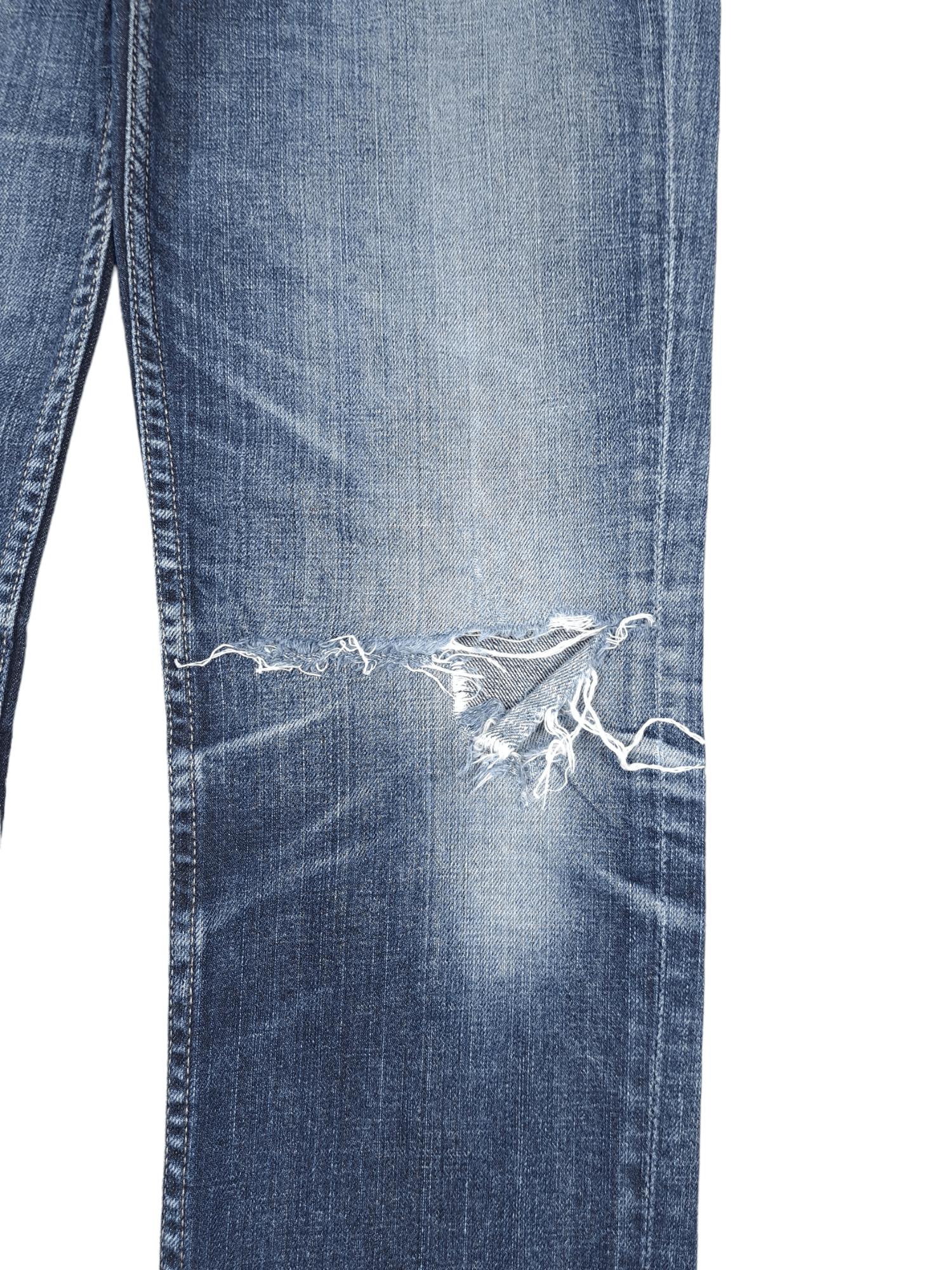 Levi's × Levi's Vintage Clothing × Vintage 💎 Vintage Levi's 511 33/34 Distressed Ripped Washed Jeans Size US 33 - 3 Thumbnail