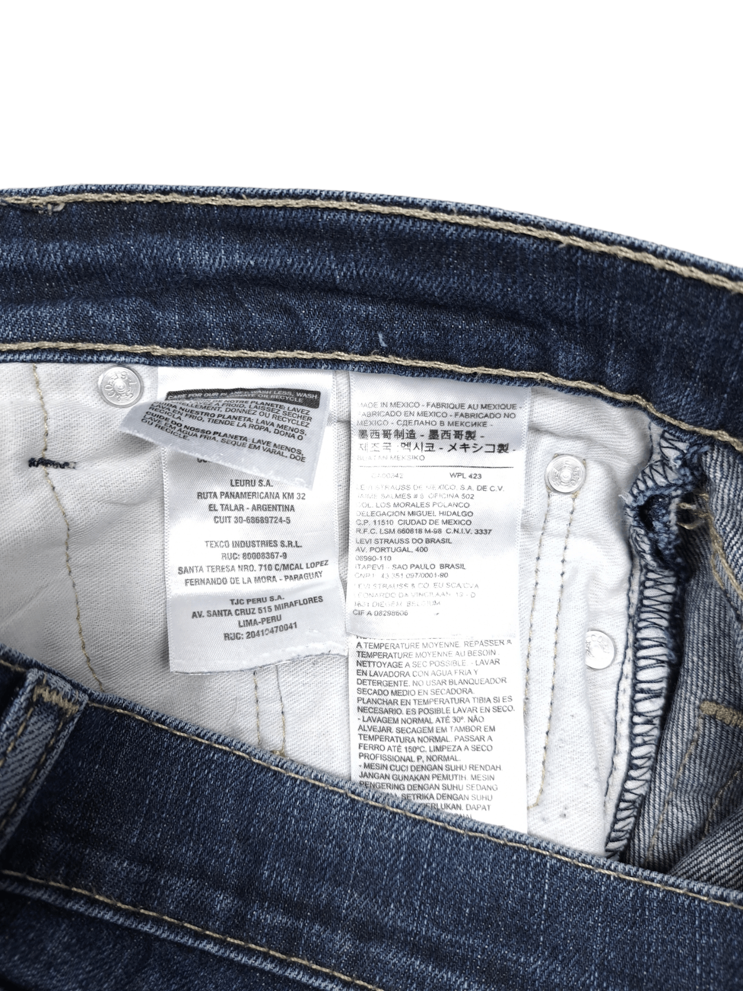 Levi's × Levi's Vintage Clothing × Vintage 💎 Vintage Levi's 511 33/34 Distressed Ripped Washed Jeans Size US 33 - 5 Thumbnail