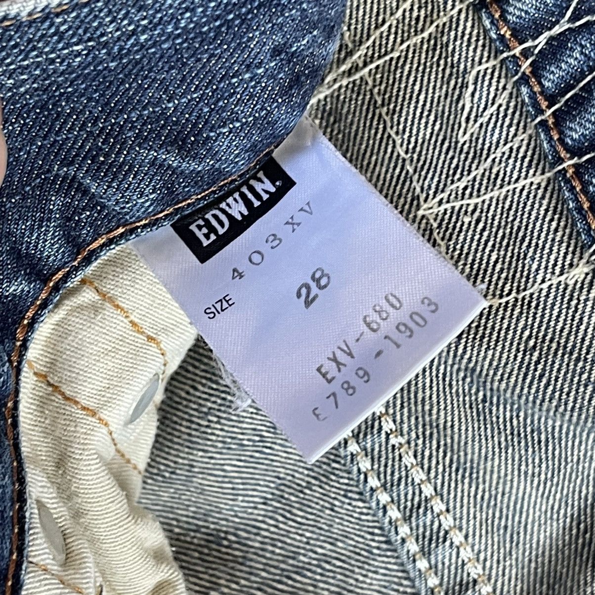 Edwin × Hysteric Glamour × Japanese Brand Rare💥 Edwin Exclusive Vintage Model XV Nice Design Sz 30 Size US 30 / EU 46 - 15 Thumbnail