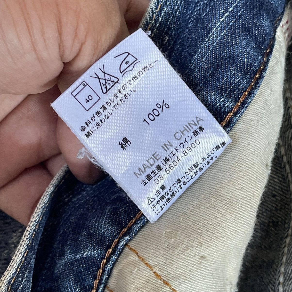 Edwin × Hysteric Glamour × Japanese Brand Rare💥 Edwin Exclusive Vintage Model XV Nice Design Sz 30 Size US 30 / EU 46 - 16 Thumbnail