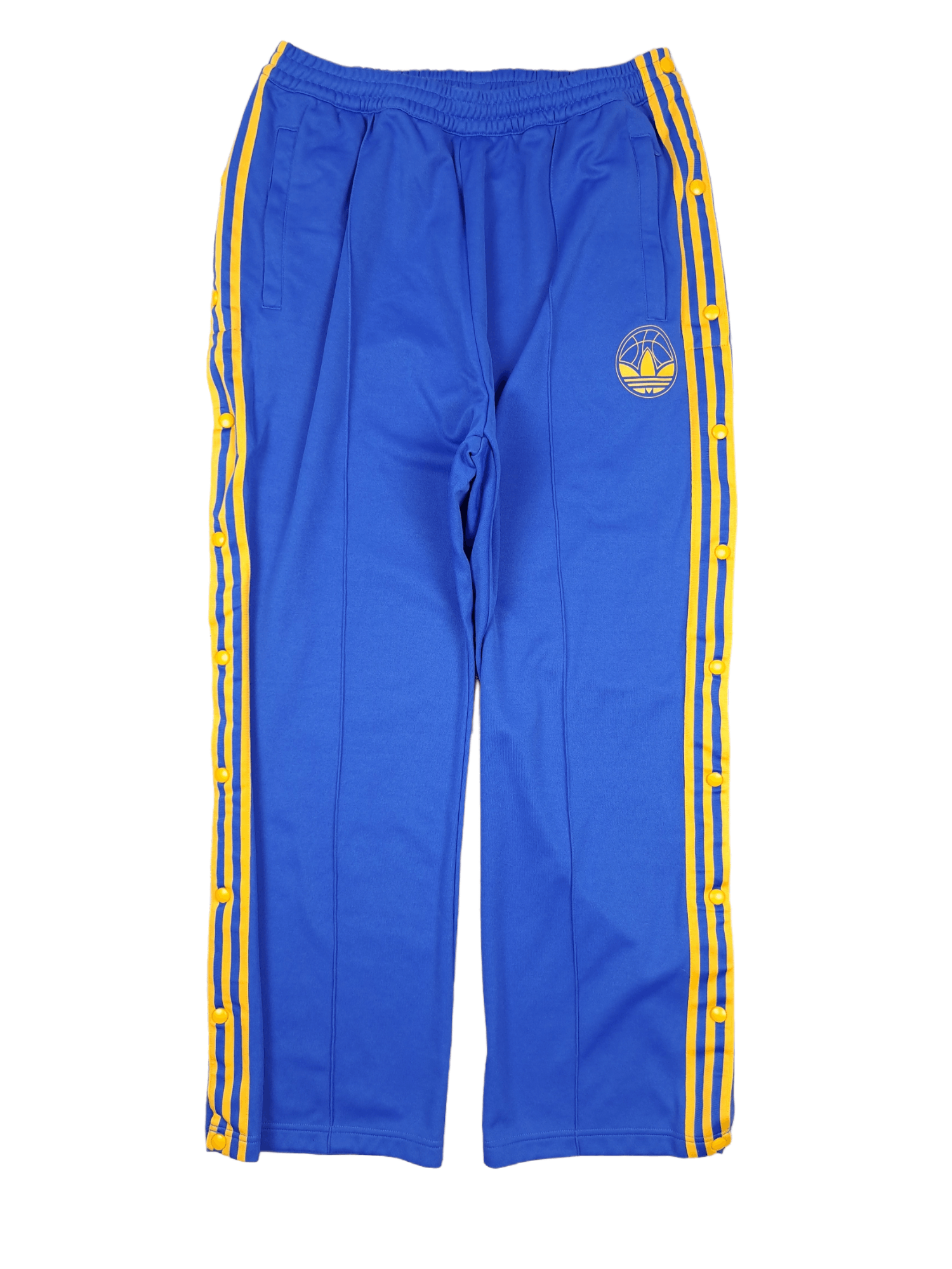 Adidas × Vintage 💎 90's Vintage Adidas Blue Yellow Stripe Tearaway Pants L Size US 34 / EU 50 - 1 Thumbnail