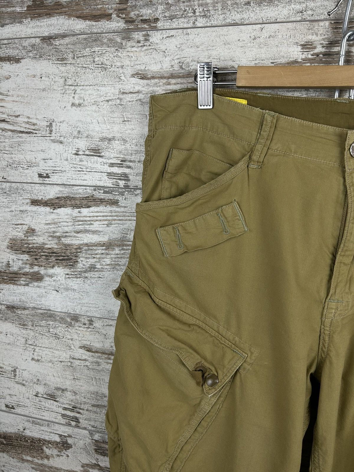 G-Star Mens Vintage G Star Raw Rovic BELT loose cargo pants y2k Size US 33 - 6 Thumbnail