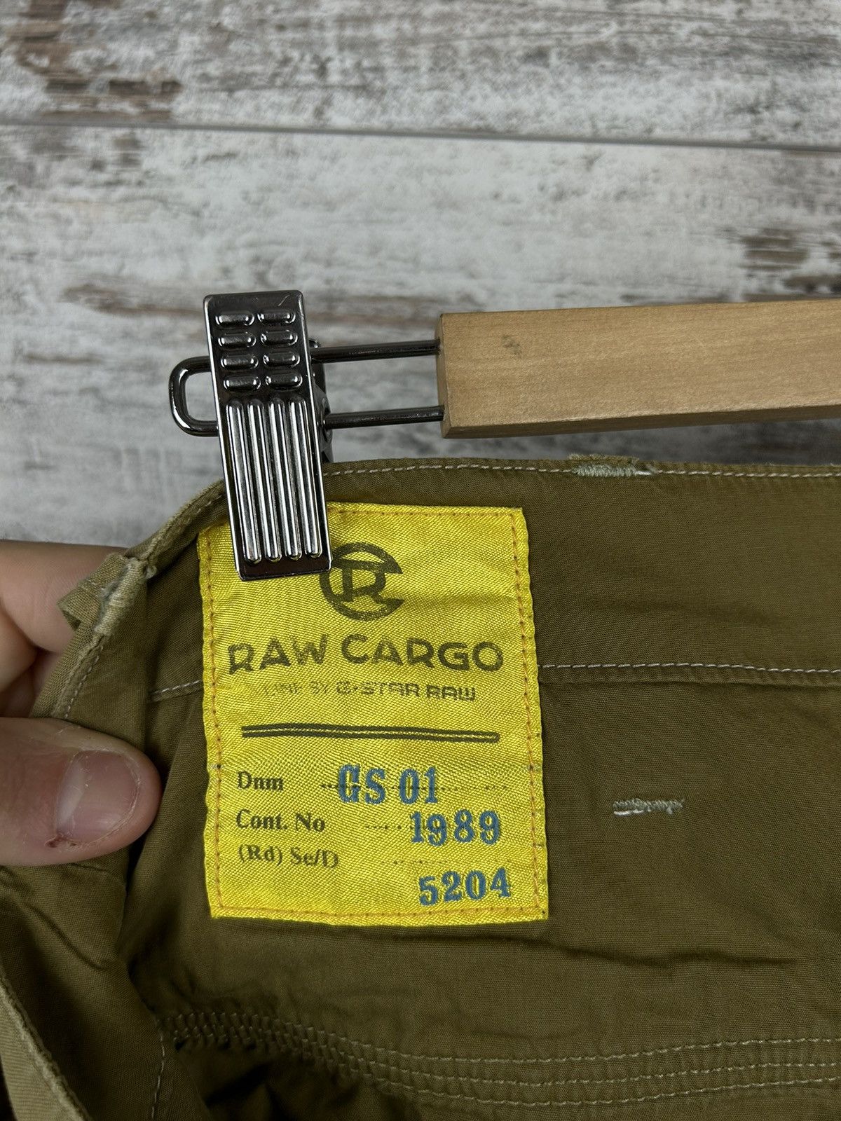G-Star Mens Vintage G Star Raw Rovic BELT loose cargo pants y2k Size US 33 - 19 Thumbnail