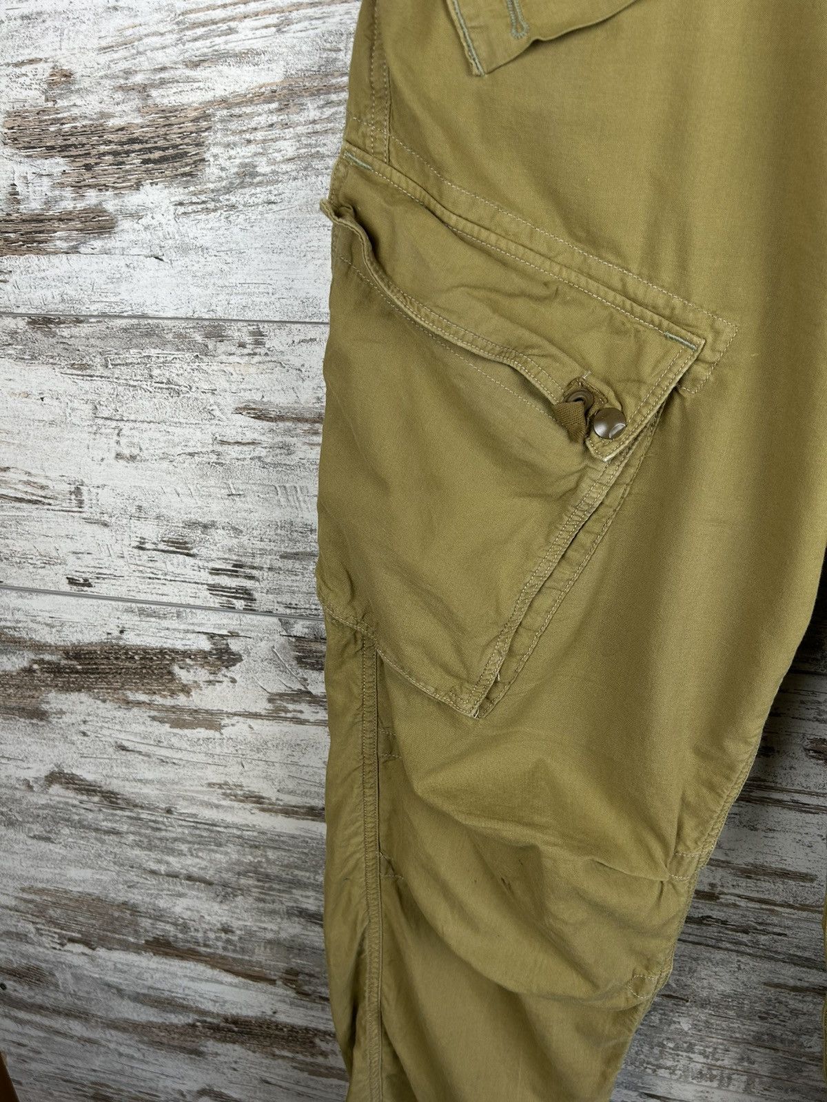 G-Star Mens Vintage G Star Raw Rovic BELT loose cargo pants y2k Size US 33 - 12 Thumbnail