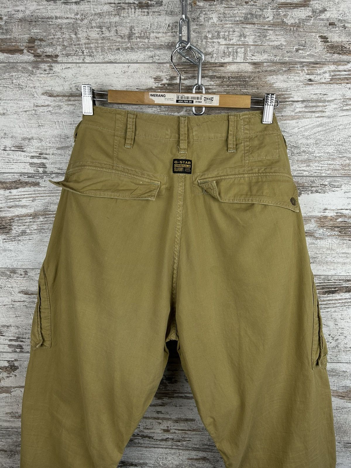 G-Star Mens Vintage G Star Raw Rovic BELT loose cargo pants y2k Size US 33 - 14 Thumbnail