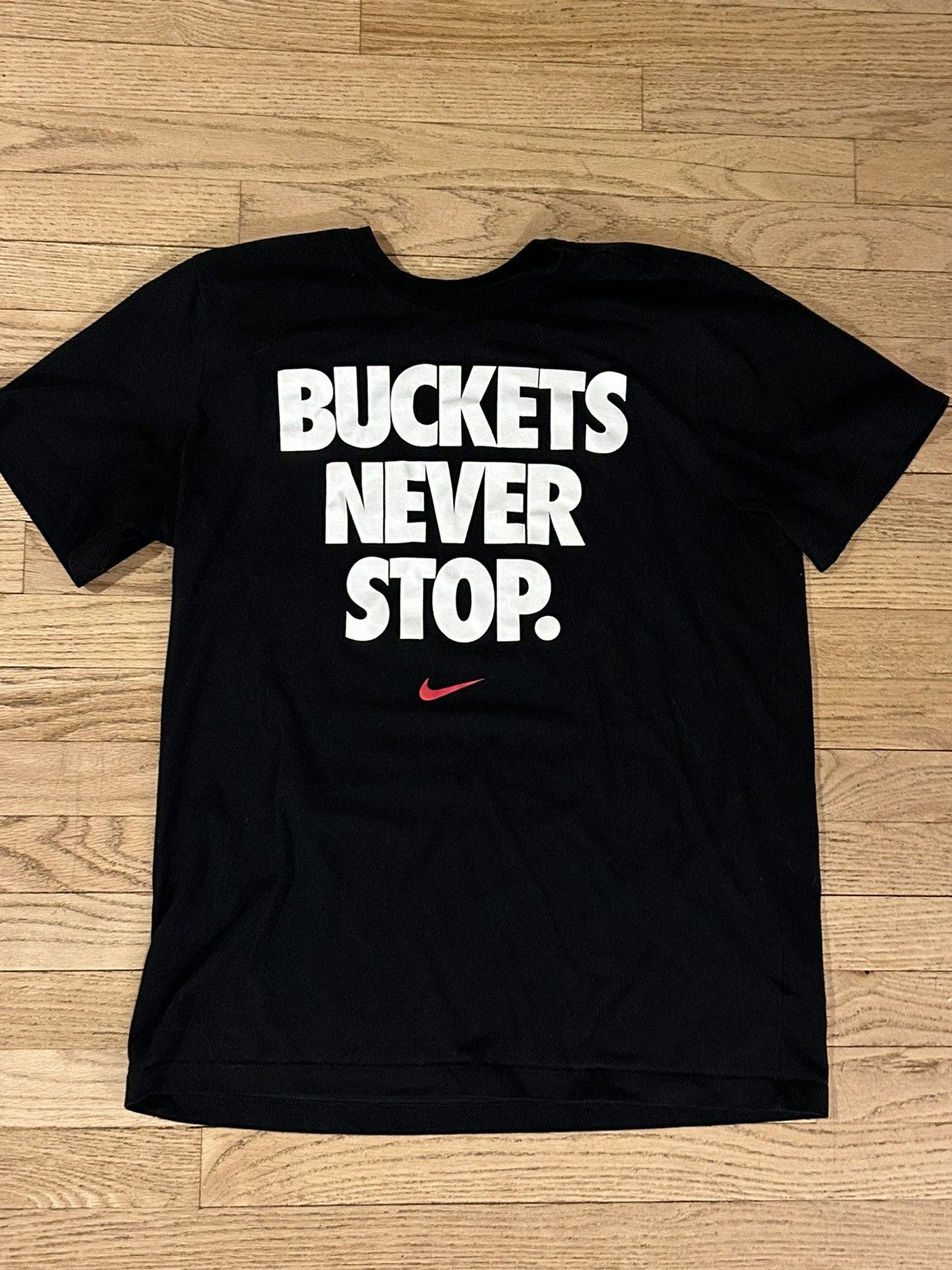 Nike Nike Dry Fit ‘Buckets Never Stop’ Basketball TShirt Grailed