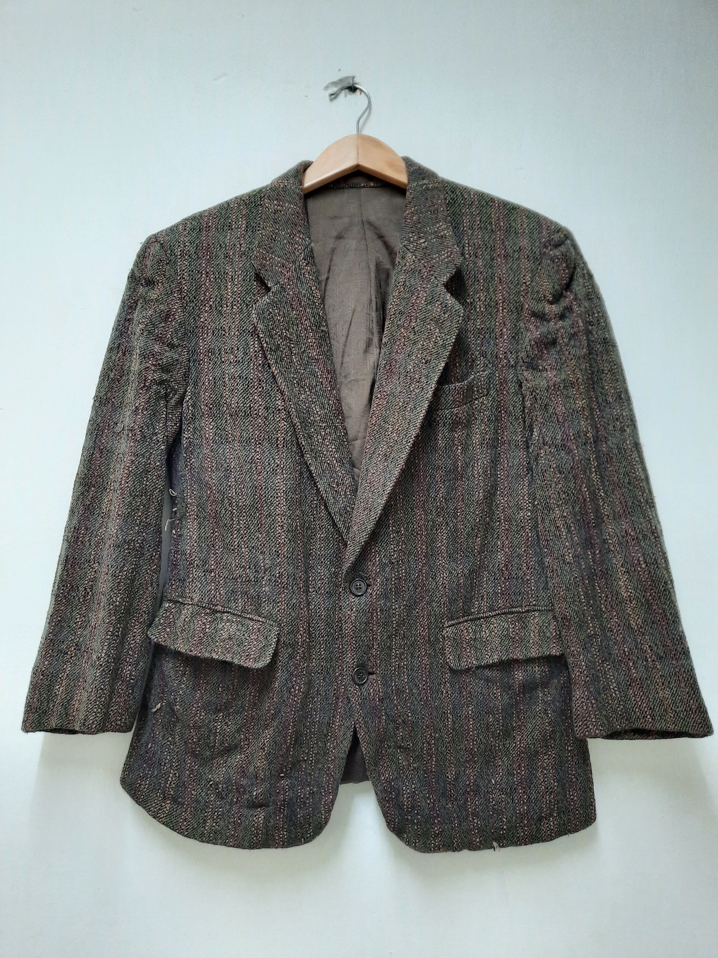 Lanvin VINTAGE LANVIN WOOL BLAZER JACKET Size US M / EU 48-50 / 2 - 1 Thumbnail