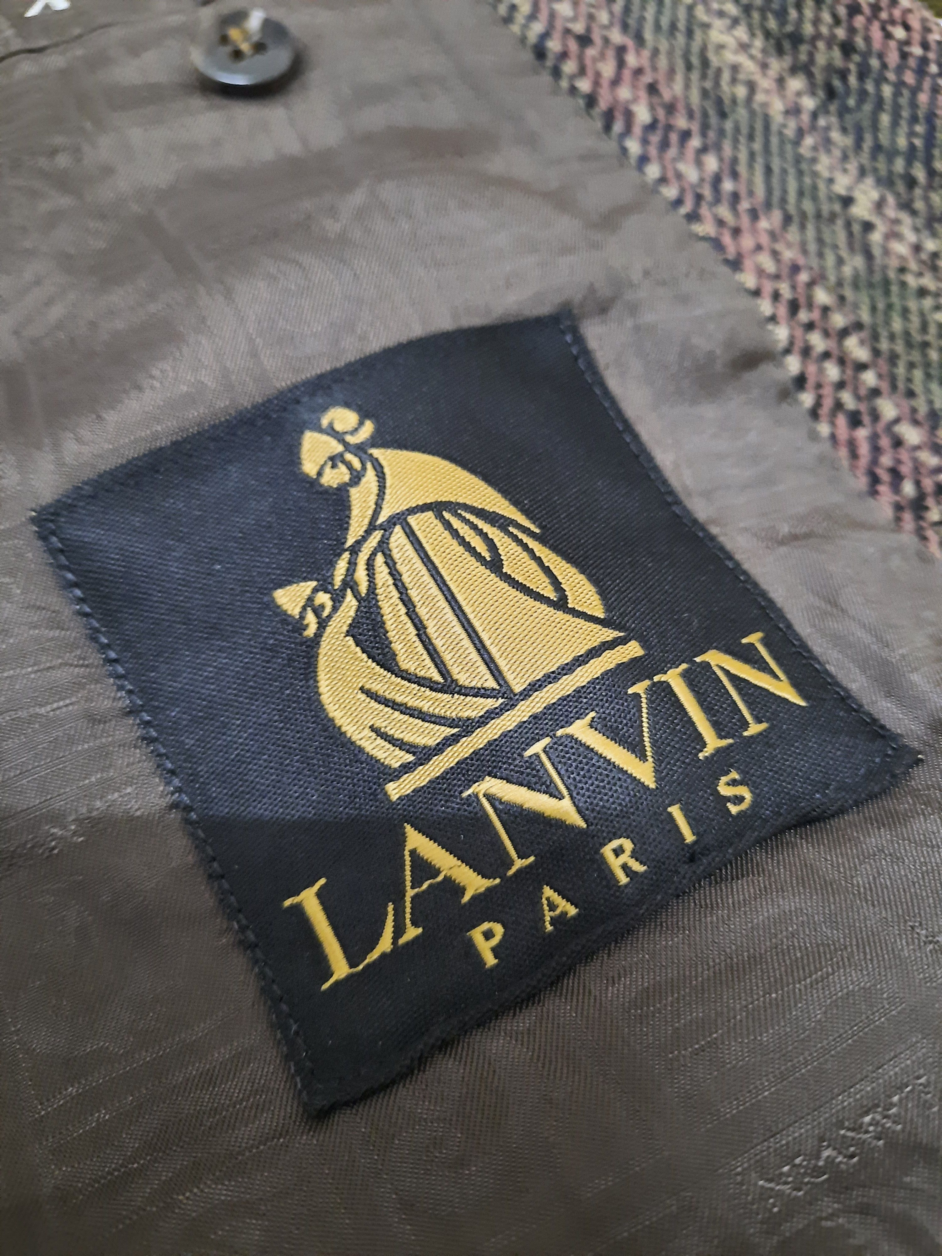 Lanvin VINTAGE LANVIN WOOL BLAZER JACKET Size US M / EU 48-50 / 2 - 9 Thumbnail