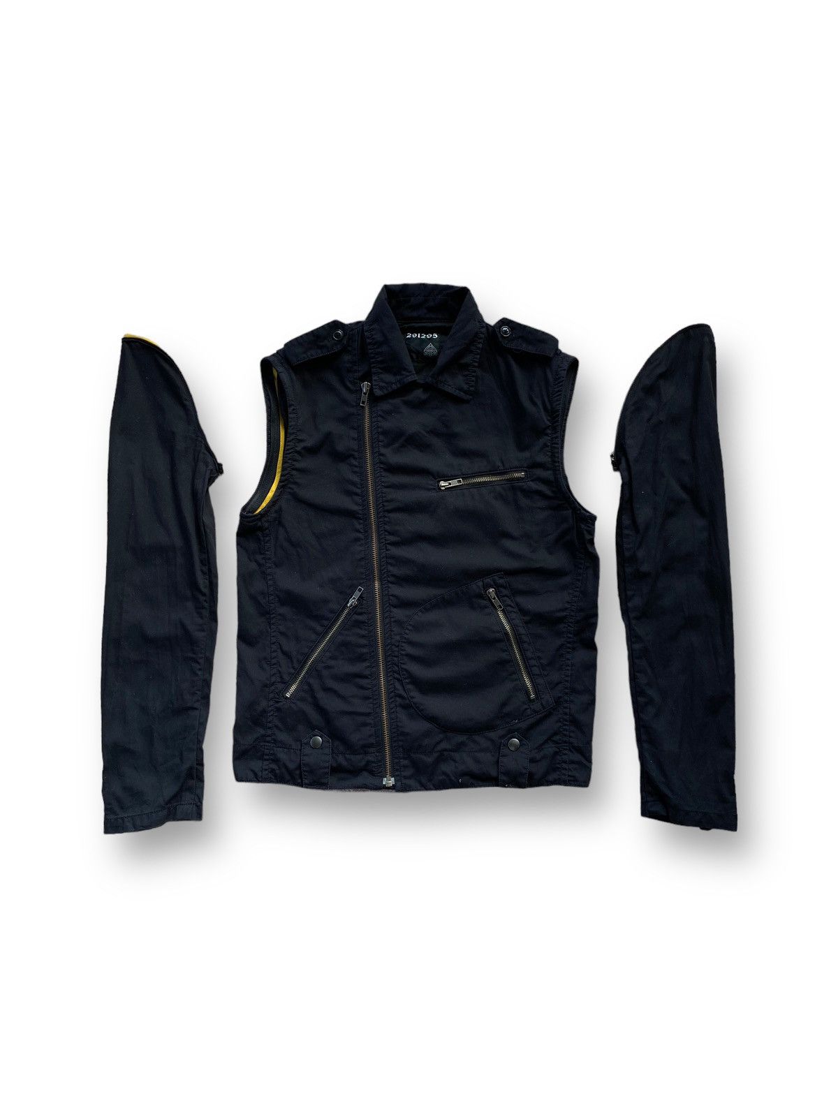 20471120 × Beauty Beast 291295 Homme Asymmetrical Multi Pocket Jacket. #R3 Size US S / EU 44-46 / 1 - 2 Thumbnail