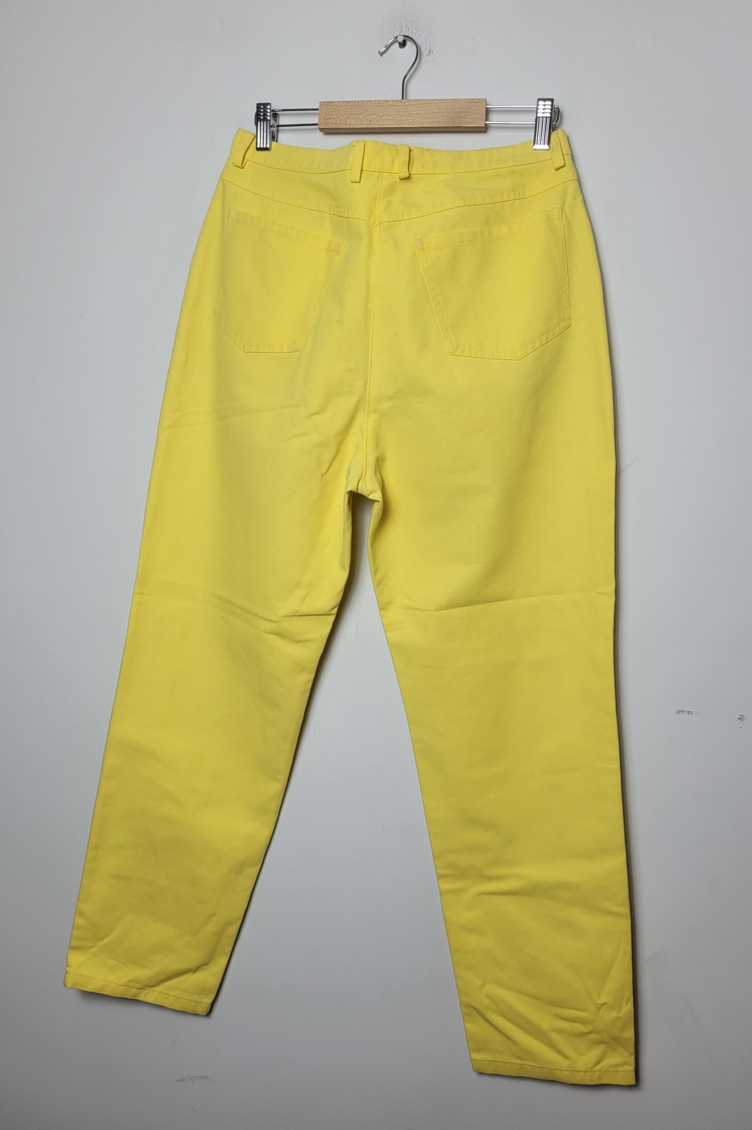 Yves Saint Laurent Yves Saint Laurent yellow pants Size 30" / US 8 / IT 44 - 2 Thumbnail