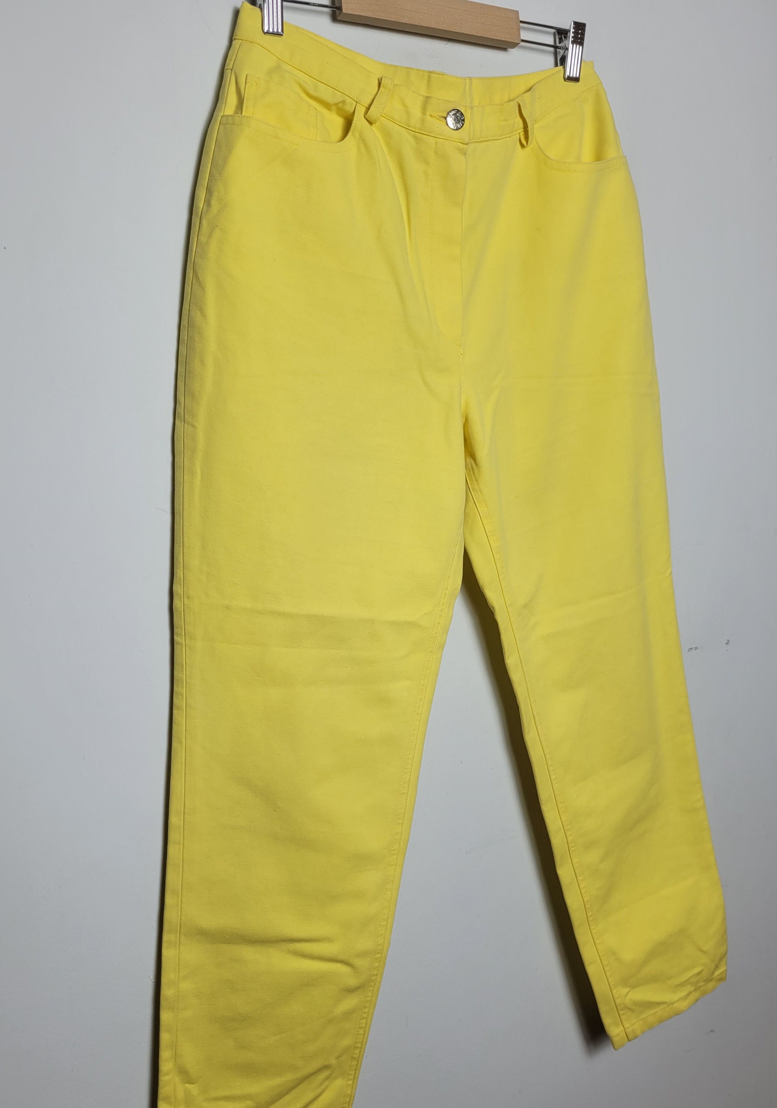 Yves Saint Laurent Yves Saint Laurent yellow pants Size 30" / US 8 / IT 44 - 6 Thumbnail