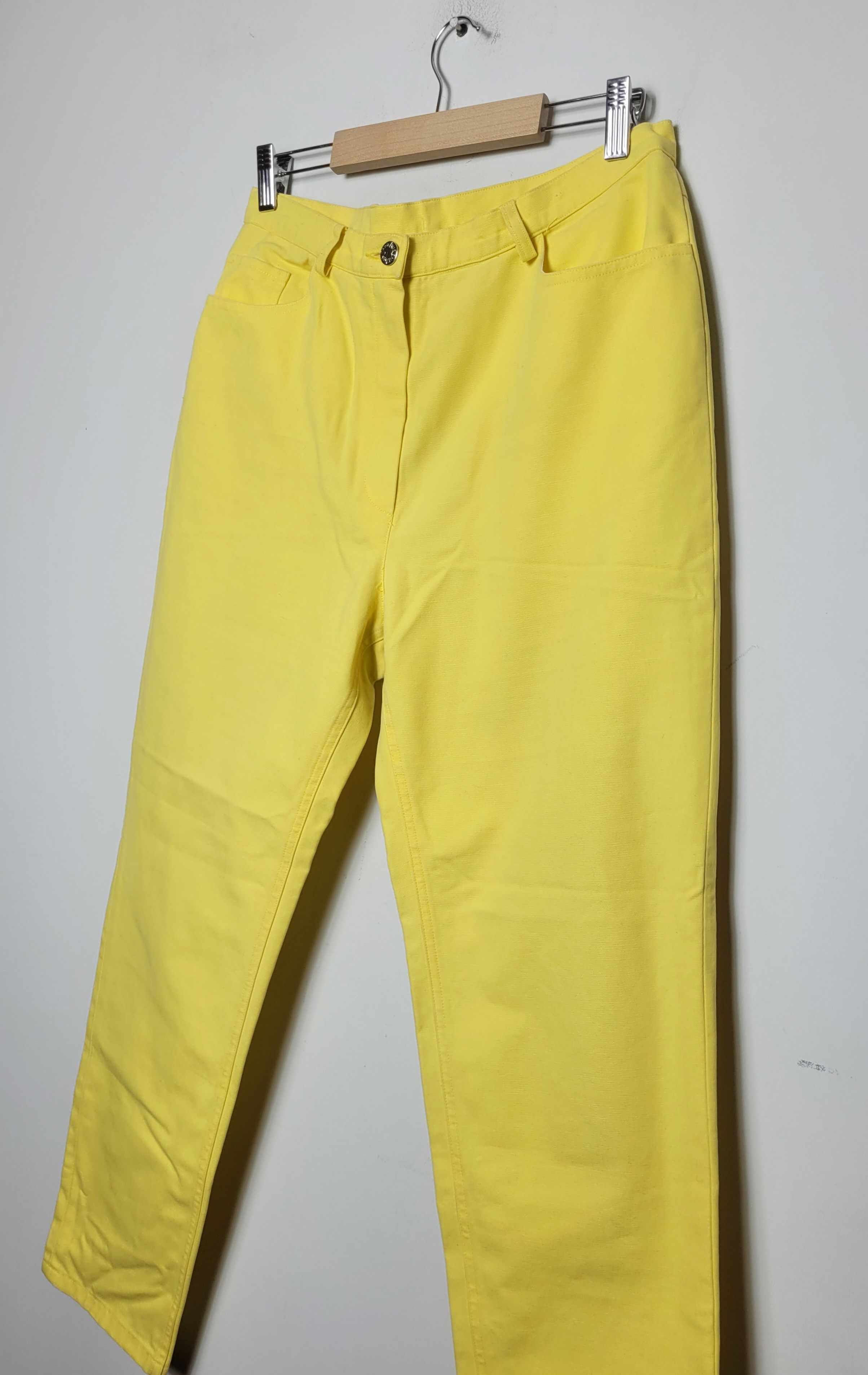 Yves Saint Laurent Yves Saint Laurent yellow pants Size 30" / US 8 / IT 44 - 3 Thumbnail