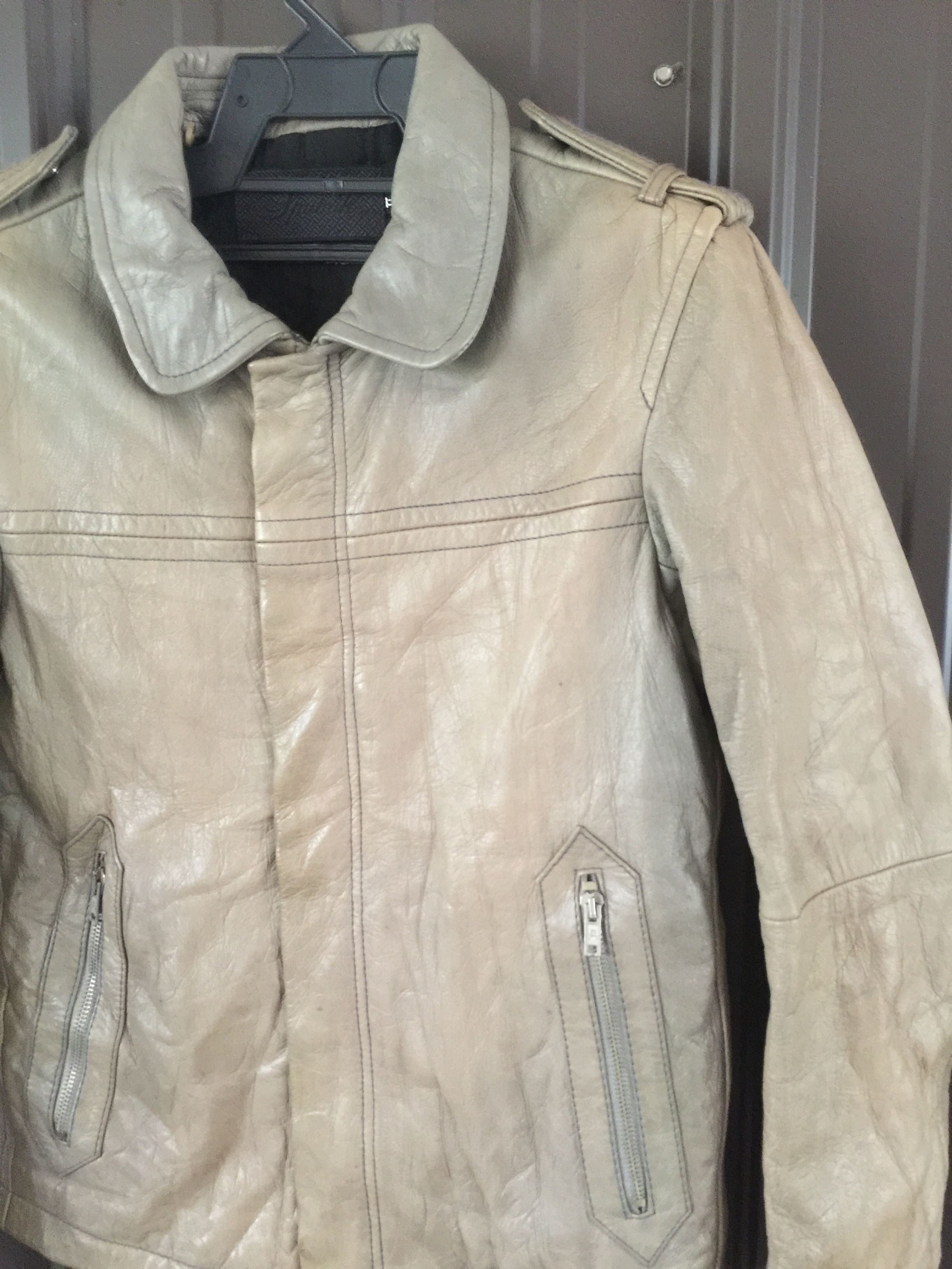 Genuine Leather Sputnik Cow Leather Biker Jacket Size US S / EU 44-46 / 1 - 3 Thumbnail