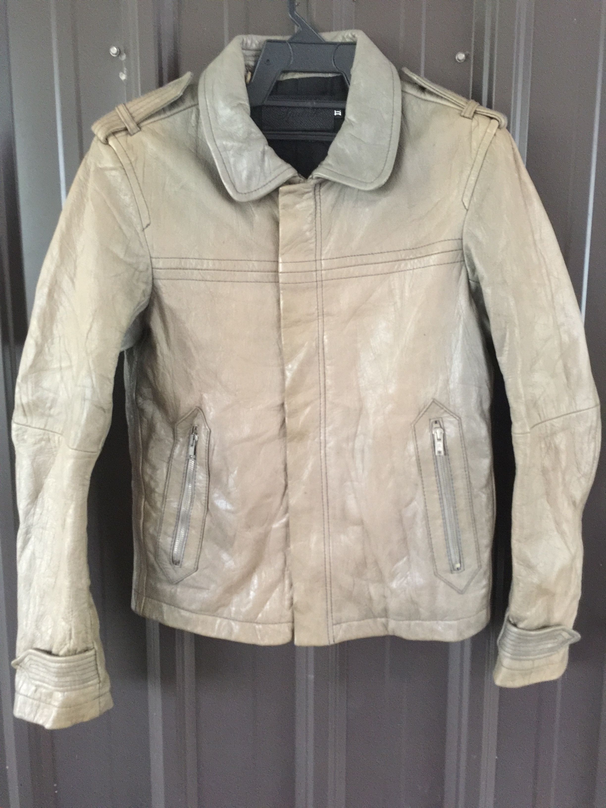Genuine Leather Sputnik Cow Leather Biker Jacket Size US S / EU 44-46 / 1 - 1 Thumbnail