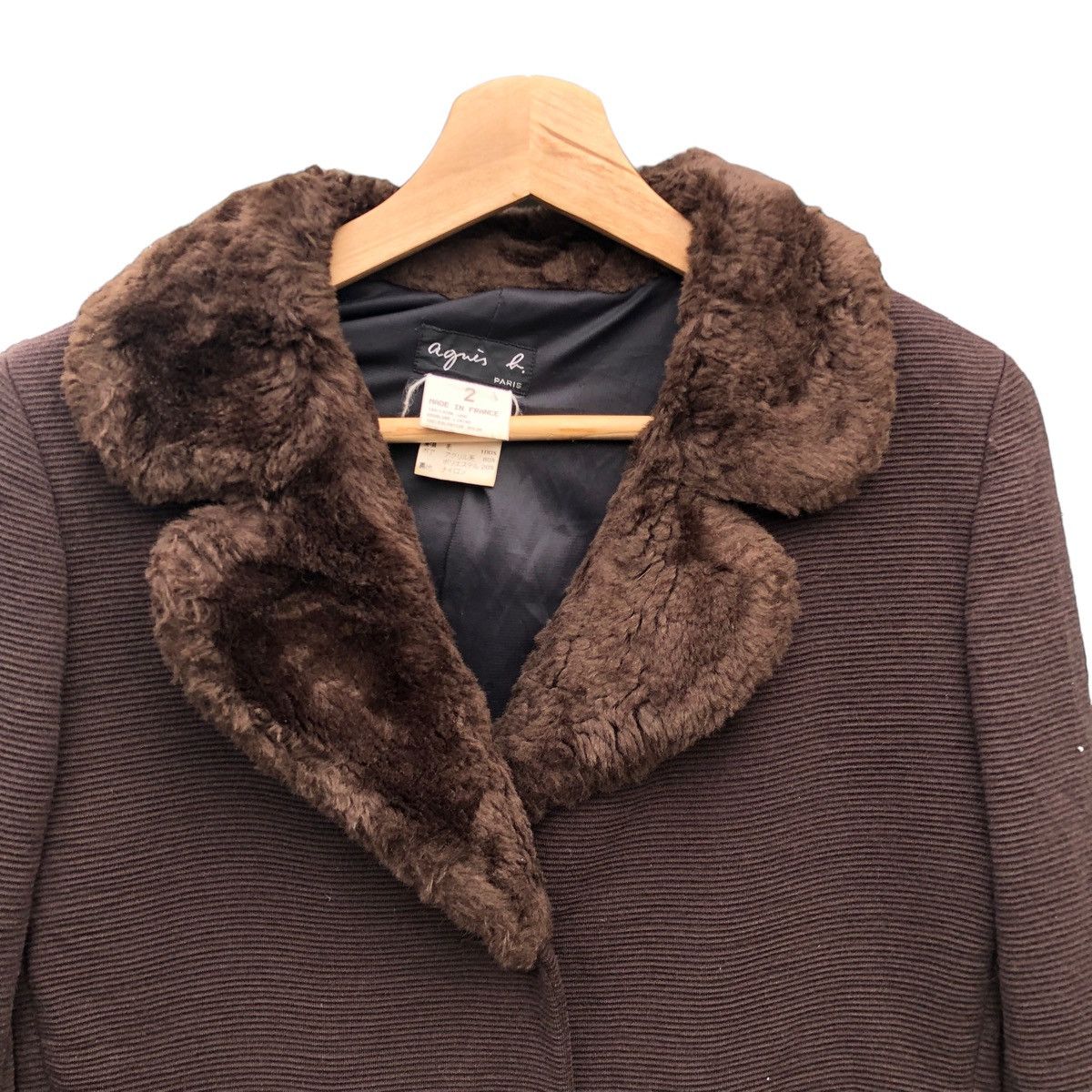 agnes b. Agnes B wool sherpa long coats Size S / US 4 / IT 40 - 3 Thumbnail