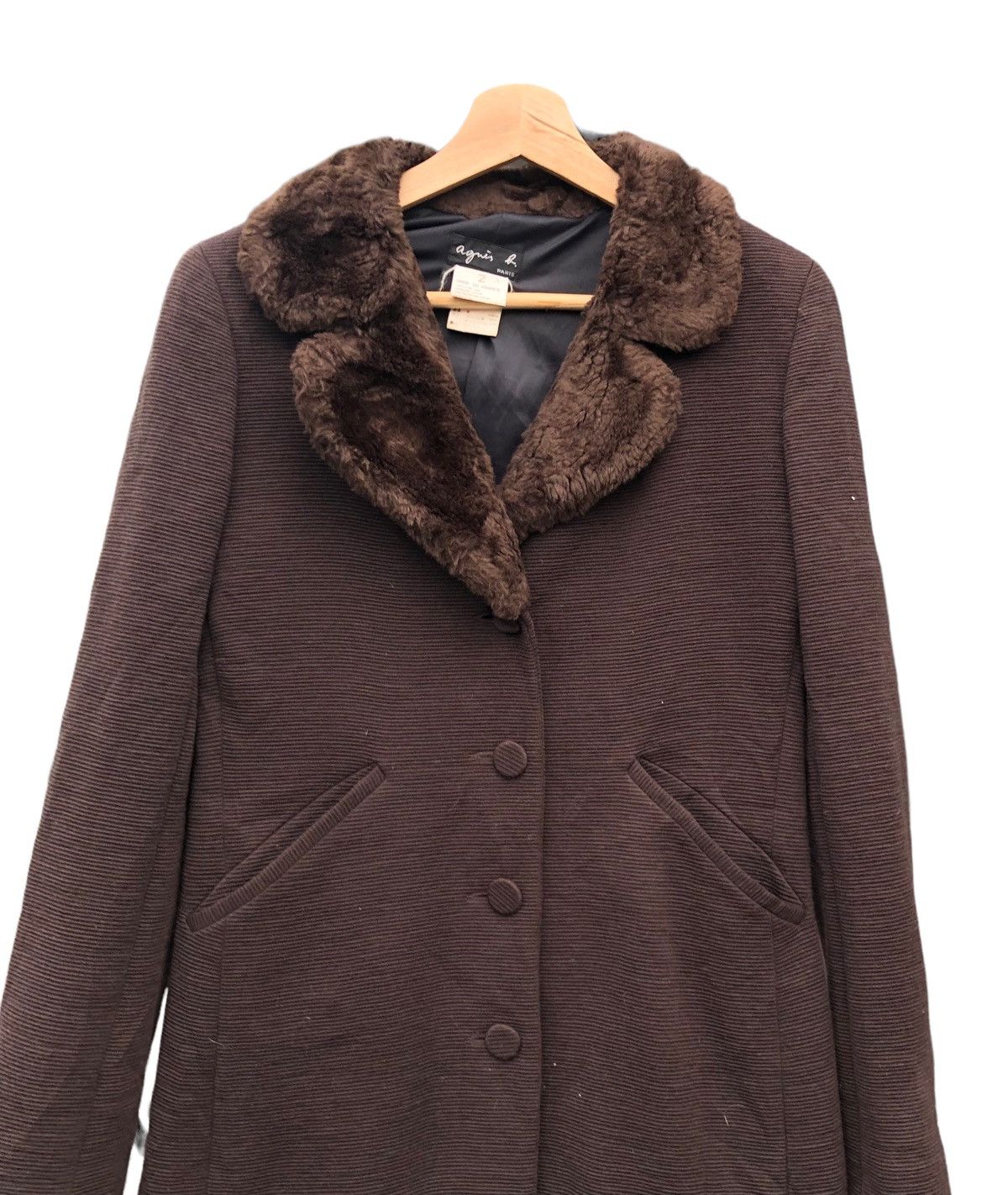 agnes b. Agnes B wool sherpa long coats Size S / US 4 / IT 40 - 2 Thumbnail